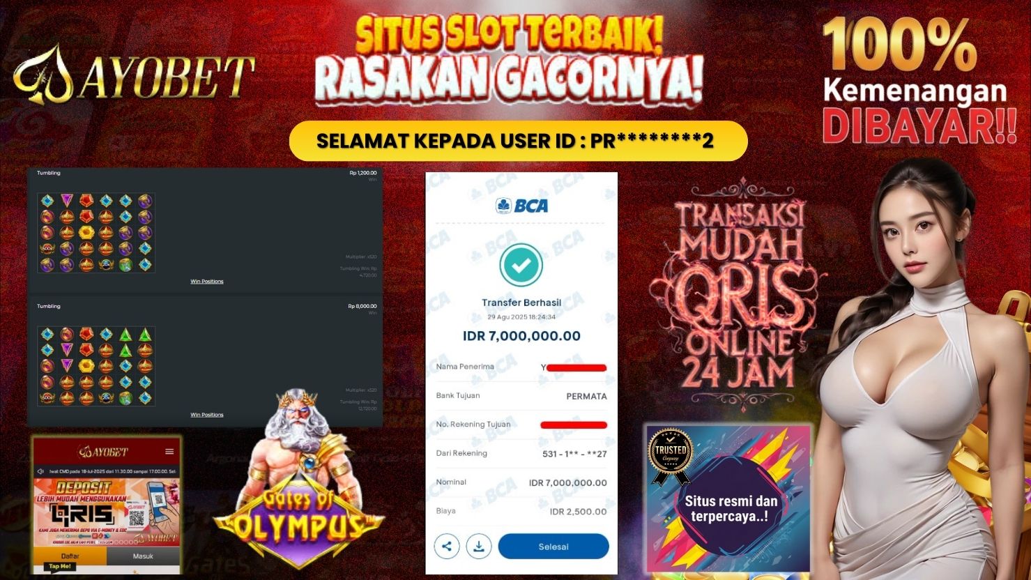 AYOBET JACKPOT SLOT GATES OF OLYMPUS